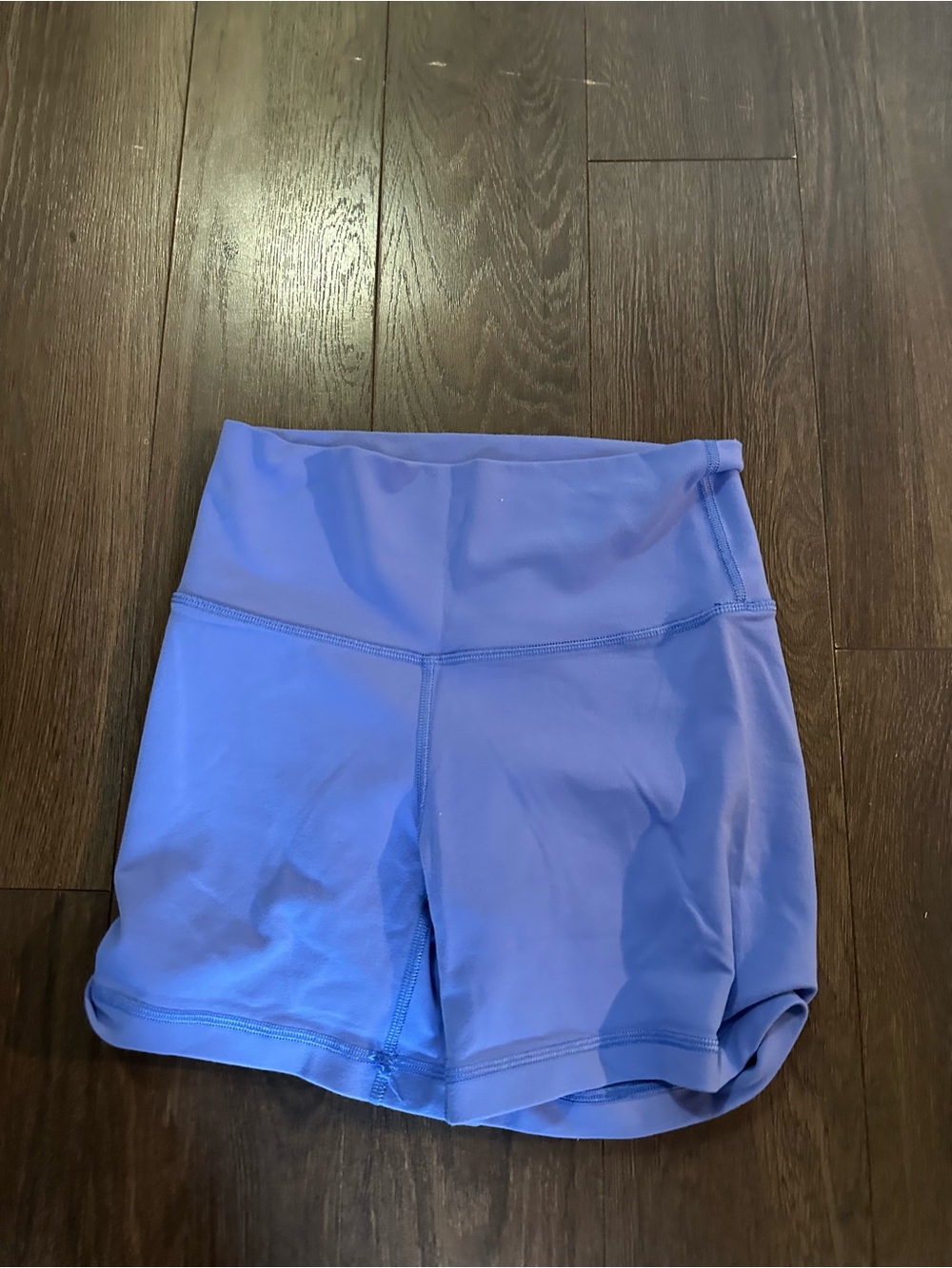 Aritzia High-Waist Bike Shorts — Periwinkle